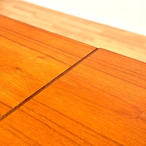 Danish rectangular dining table in teak