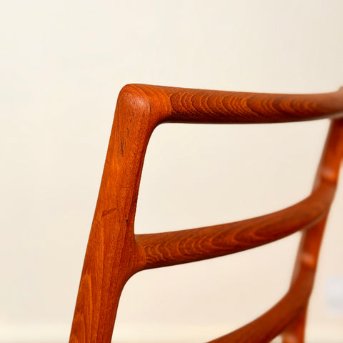 Danish dining chairs in teak by Niels O. Moller