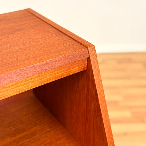 Danish secretary desk with mirror in teak