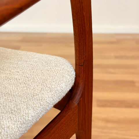 Danish set of 4 dining chairs by Erik Buch for O.D. Møbler