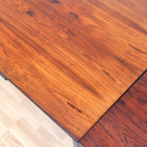 Danish dining table in Santos rosewood