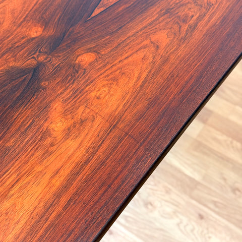 Unique rectangular dining table by Kai Winding for Poul Hundevad from 1955