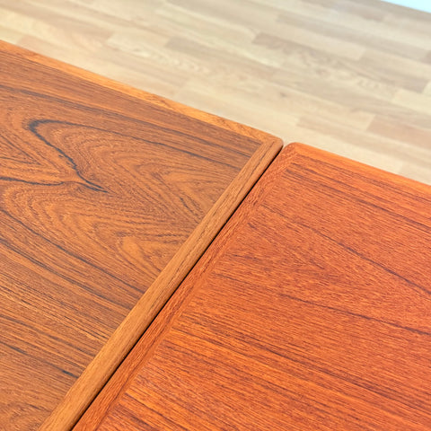 Danish rectangular dining table in teak by Omann Jun møbelfabrik a/s