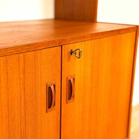 Swedish bookshelf in teak
