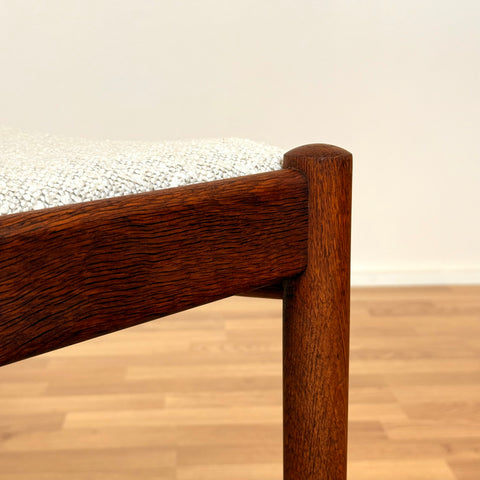 Danish set of 4 dining chairs in oak by FDB Møbler