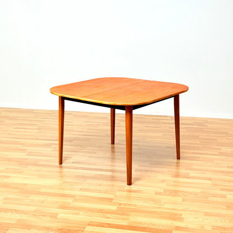 Swedish dining table in teak