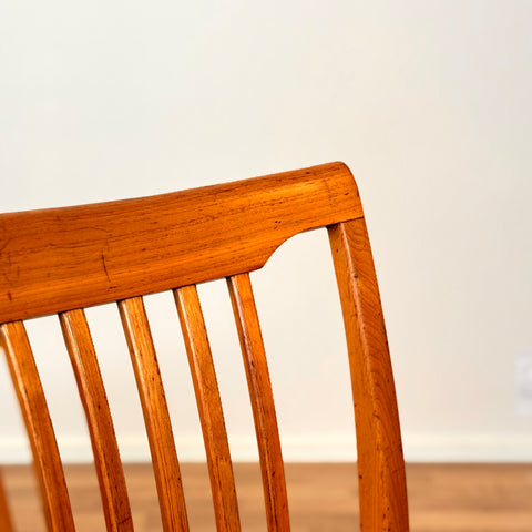 Swedish dining chairs in walnut by Svante Skogh