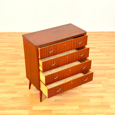 Reserved Swedish chest of drawers in mahogany by IKEA, "Alice"