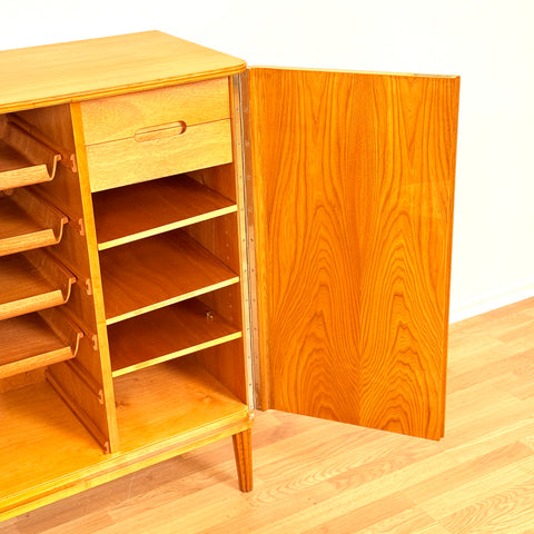 Swedish wardrobe in beech by Ferdinad Lundquist