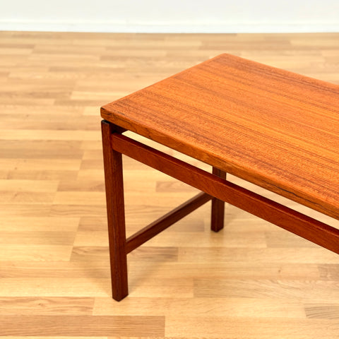 Swedish side table in teak by HMB Möbler Rörvik