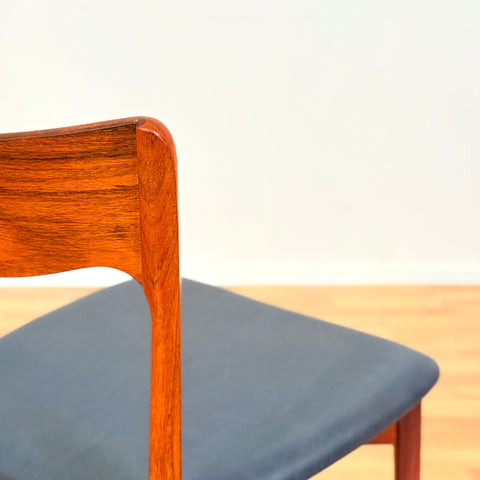 Danish set of dining chairs in Santos rosewood by Harry Østergaard for Randers Møbelfabrik