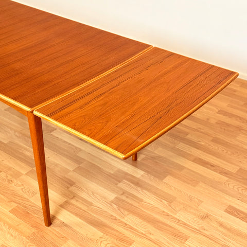 Swedish rectangular dining table in teak