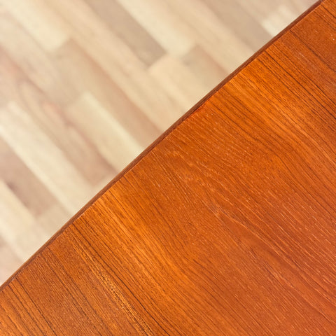 Danish rectangular dining table in teak wood