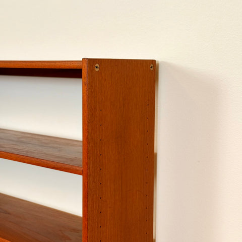 Bookshelf in teak by B. Fridhagen for Bodafors, 1960s-70s, Sweden
