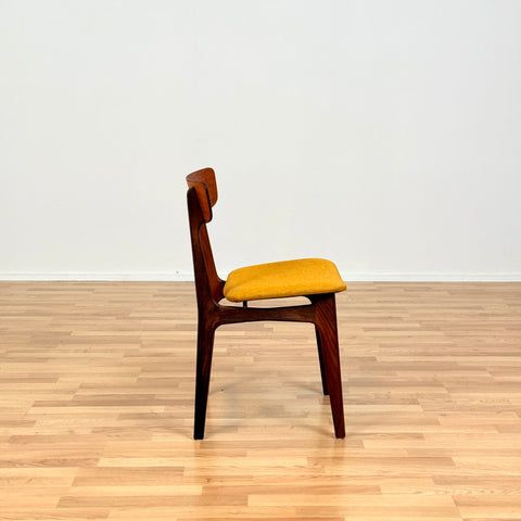 Danish set of 6 dining chairs in teak by Schiønning & Elgaard