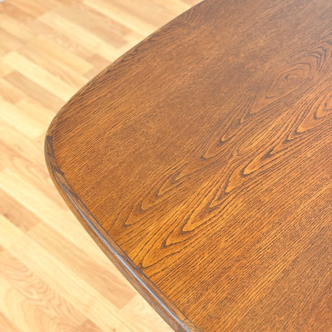 Danish oval dining table in oak by Skovby Møblefabrik