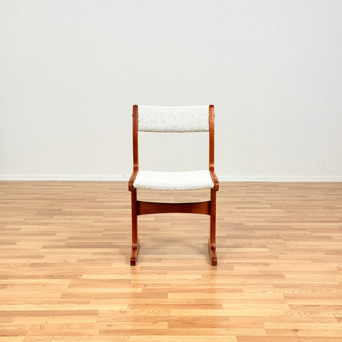 Danish dining chairs in solid teak by Gangso Møbler