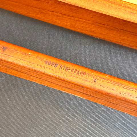 Set of 4 dining chairs in teak by Sorø Stolefabrik, 1950s-60s, Denmark