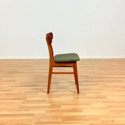 Danish dining chairs in teak & beech by Findahl