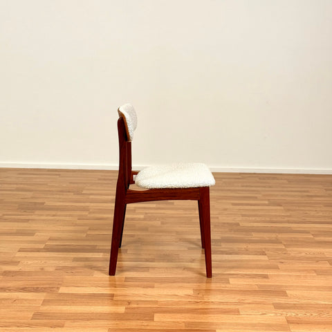 Set of 4 dining chairs in teak by B. Rasmussen for Thorso Mobelfabrik, 1950s-60s, Denmark