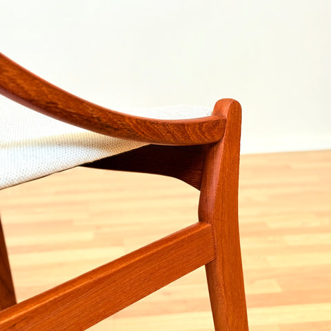 Danish dining chairs in teak by Vestervig Eriksen for Brdr. Tromborg, model 'BT21'