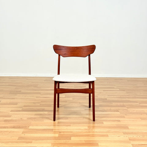 Danish set of 4 dining chairs in teak by Schiønning & Elgaard