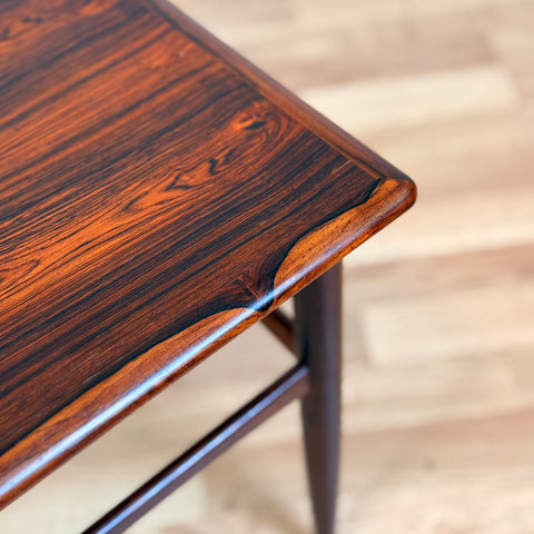 Set of 3 nest of tables in Santos rosewood, 1950s-60s Denmark