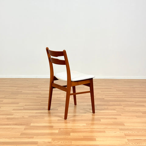 Danish set of 6 dining chairs in teak & beech by Findahl