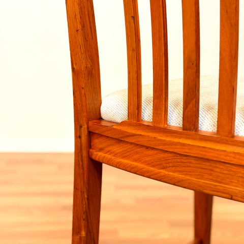 Swedish dining chairs in walnut by Svante Skogh