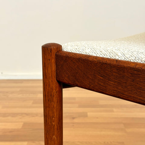 Danish set of 4 dining chairs in oak by FDB Møbler