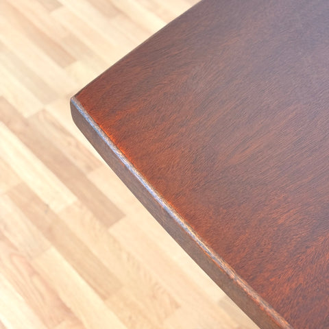 Danish square dining table in mahogany by Farstrup
