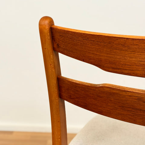 Set of 4 dining chairs in teak & beech by Findahl, 1950s-60s, Denmark