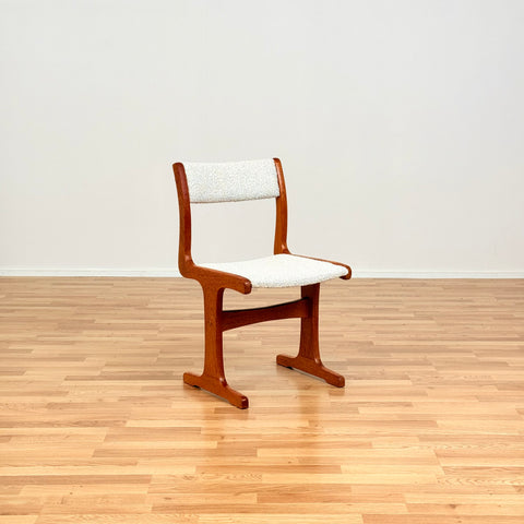 Danish dining chairs in solid teak by Gangso Møbler