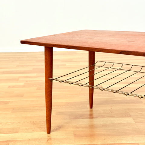 Swedish coffee table in teak