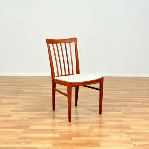 Swedish set of 4 dining chairs in teak by Carl Malmsten
