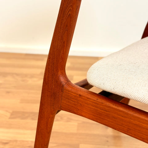 Set of 4 dining chairs in teak by P. E. Jorgensen, 1950s-60s, Denmark