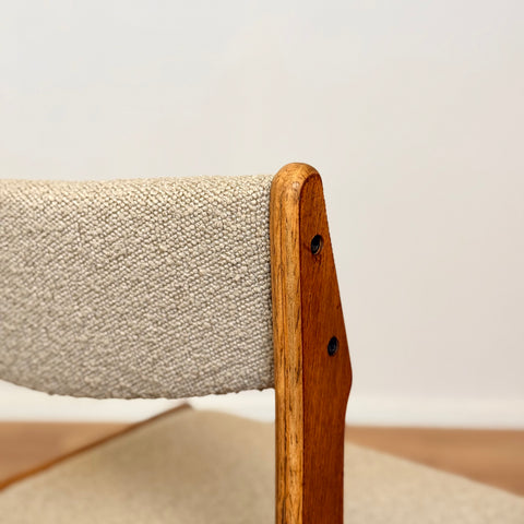 Dining chairs in teak by Erik Buch