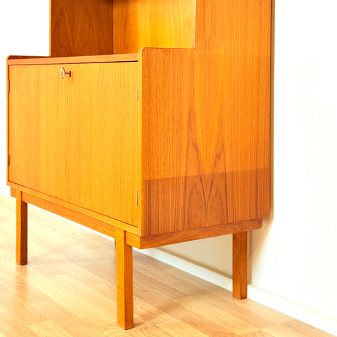 Swedish bookshelf in teak