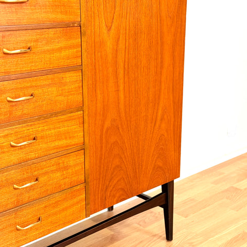 Swedish highboard in teak