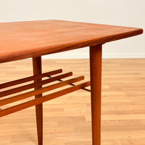 Swedish coffee table in teak & beech