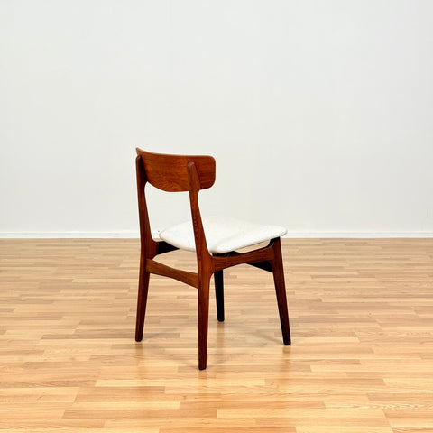 Danish set of 6 dining chairs in teak by Schiønning & Elgaard