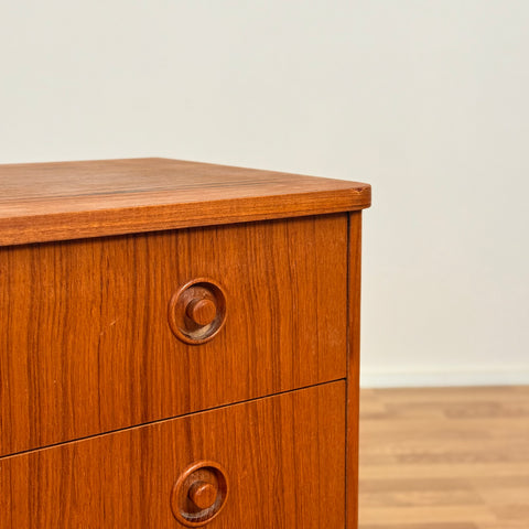 Chest of 3 drawers in teak, Sweden