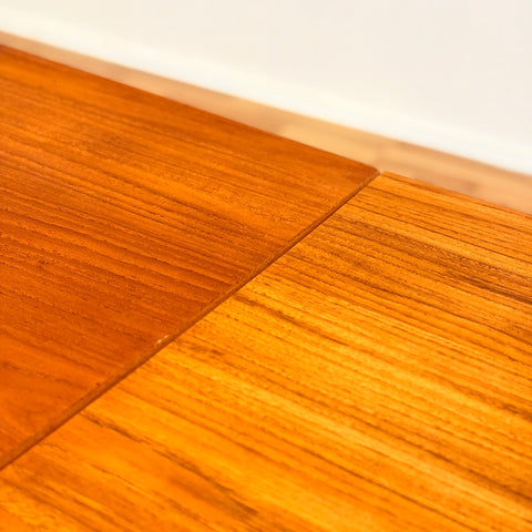 Danish rectangular dining table in teak