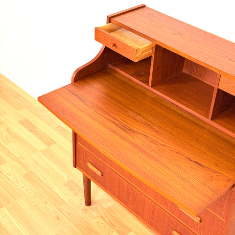 Danish secretary desk in teak