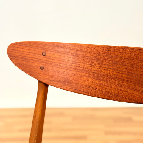 Danish dining chairs in teak & beech model 210 by Farstrup