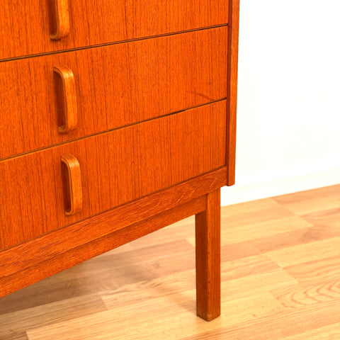 Bookshelf in teak by B. Fridhagen for Bodafors, 1960s-70s, Sweden