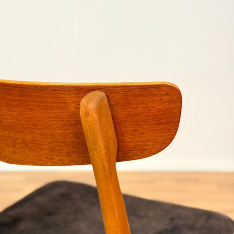 Danish dining chairs in teak & beech by Findahl Mobelfabrik