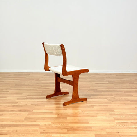 Danish dining chairs in solid teak by Gangso Møbler