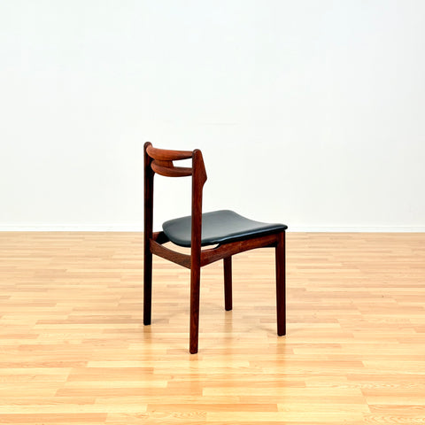 Danish dining chairs in Santos rosewood by Erik Buch