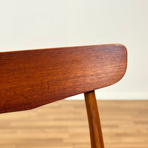 Danish dining chairs in teak & beech by Findahl Mobelfabrik